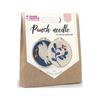 Punch Needle Embroidery Kit - Graine Creative - Bird and Leaf - Multicoloured - 15 Cm