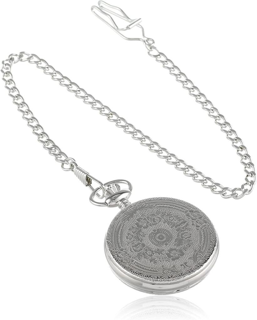 Карманные часы механические с ручным заводом скелетон 3804 [Charles Hubert] мужские