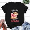 New Just A Girl Who Lovers Capybara Graphic Print T-Shirt Women Men Fashion Round Neck Loose Tee Shirt Streetwear Casual T Shirt