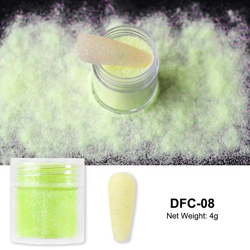 3,5 г Радужный сахарный глиттер для ногтей Цветная пудра-пигмент для маникюра с эффектом сахара, блестящая пыль, украшения для нейл-арта
