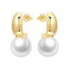 Orstarry S925 Silver Gold Classic Knot Stud Earrings For Lady S925 Jewelry Party Anniversary Trendy Gifts