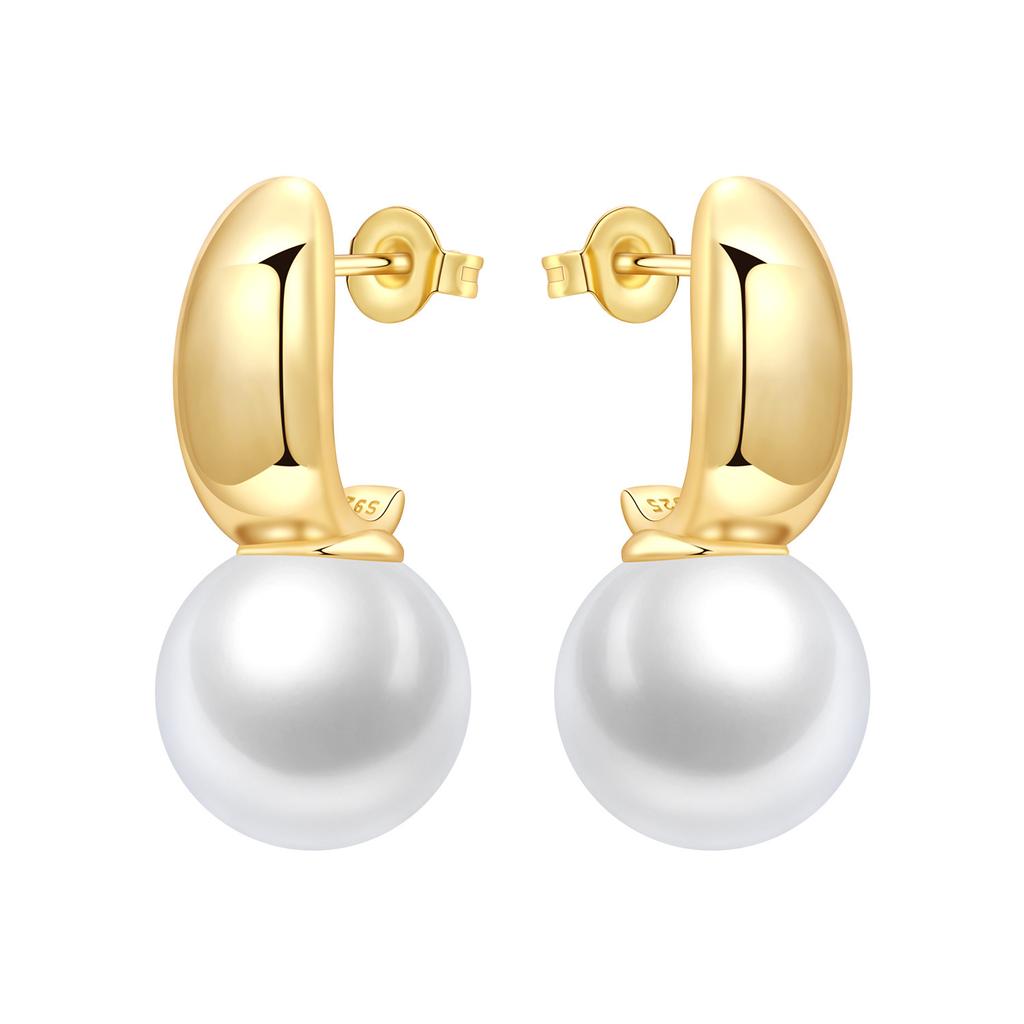 Orstarry S925 Silver Gold Classic Knot Stud Earrings For Lady S925 Jewelry Party Anniversary Trendy Gifts