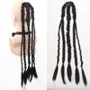 Длинные Viking Hair Extensions Clip In Ручная работа Косы Хвосты Аксессуары для Воина эпохи Возрождения