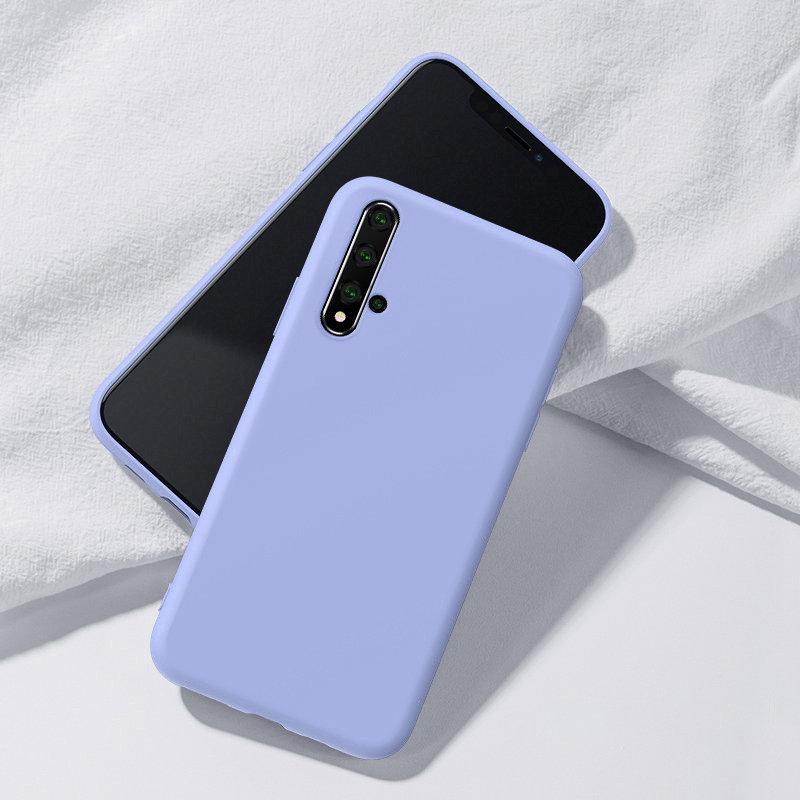 Ультратонкий силиконовый чехол ярких цветов Honor 8 9 10 Lite Honor 20s 20 Pro 30 V30 9A 9X 9C 9S 8A 8X 8S