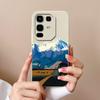 Чехлы для Infinix Note 50 50X 50S Pro Plus 4G 5G Популярные узоры в виде линий Квадратный Жидкий силикон Защита объектива Противоударный чехол для Infinix Корпус Capa