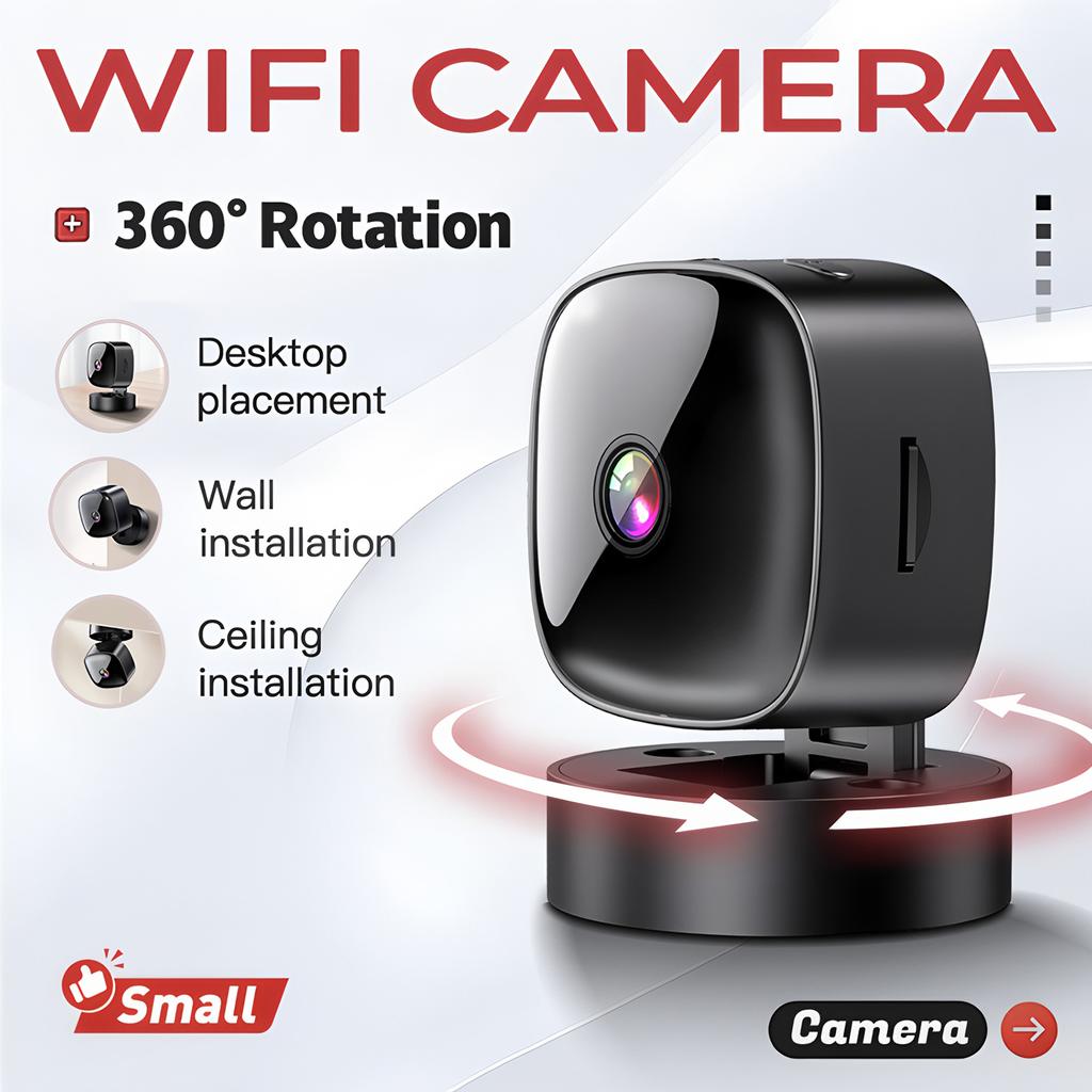 Мини HD Wi-Fi Умный Монитор Камера Наблюдения Видео DV Регистратор Внутренняя Скрытая Беспроводная Камера Безопасности Маленькая Камера для Няни