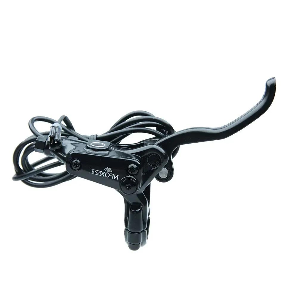 4-piston Disc Hydraulic Brake E-bike Folding Mountain Bike Bicycle Power Off Electric Scooter Caliper Handle Lever Accessories