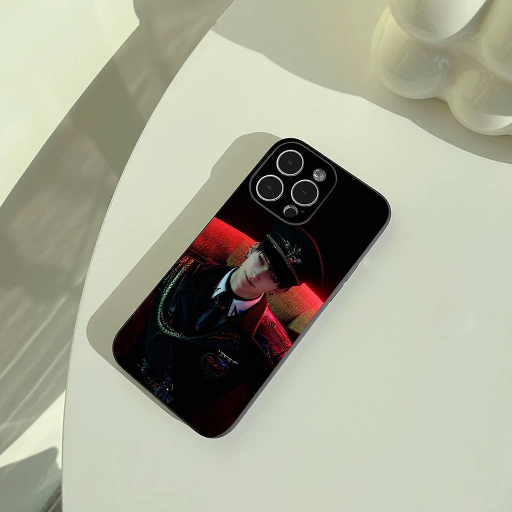 Чехол для телефона C-C-aleb-love-deep- s--space Для iPhone 17,16,15,14,13,12,11 Pro Max,16Plus,XS Мягкий Черный Чехол