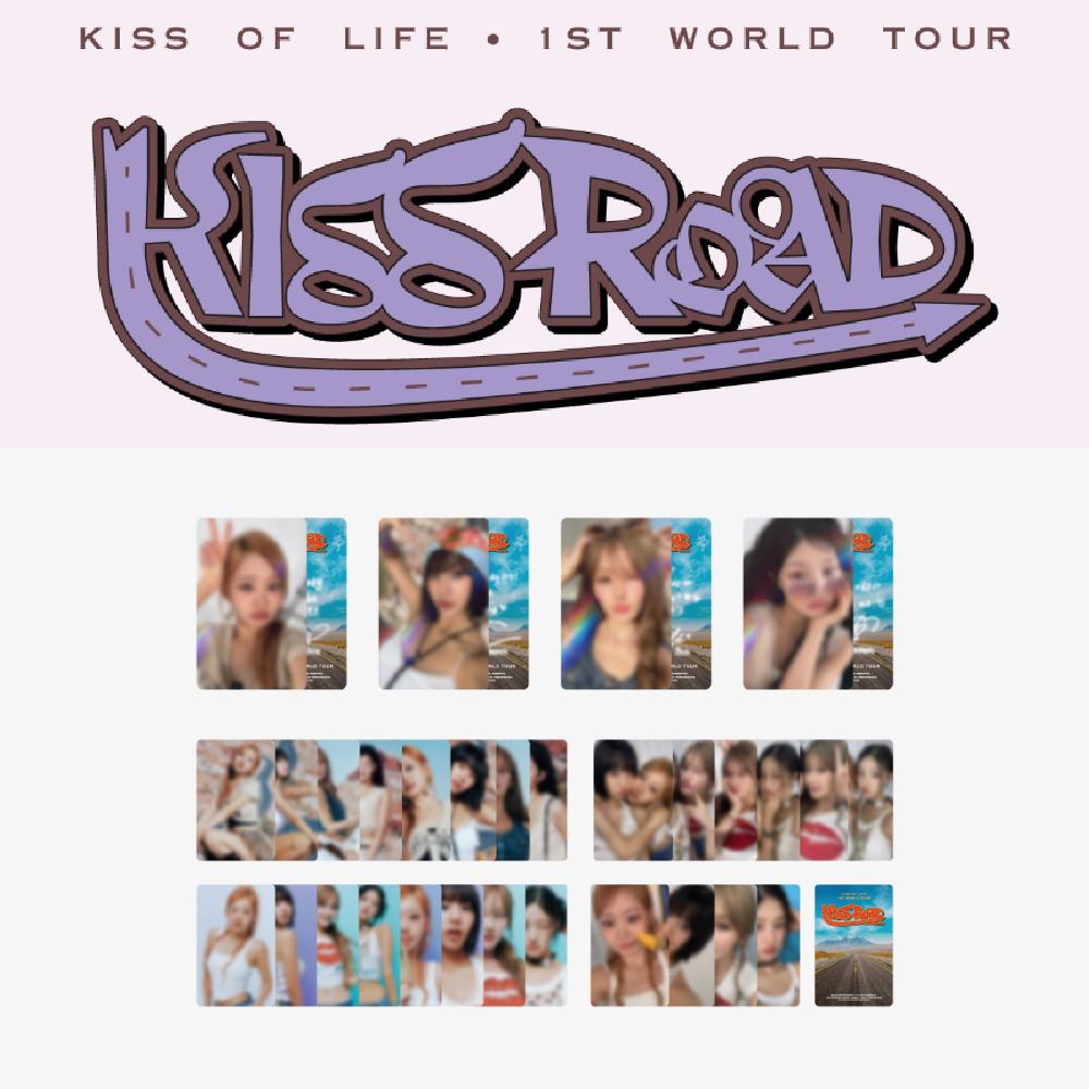 KISS OF LIFE 1-й мировой тур KISS ROAD Случайная торговая фотокарточка