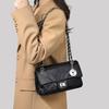 Bag Leather Women'S Bag Crossbody Bag Light Luxury Premium Sense Niche Rhombus Chain Bag Luggage