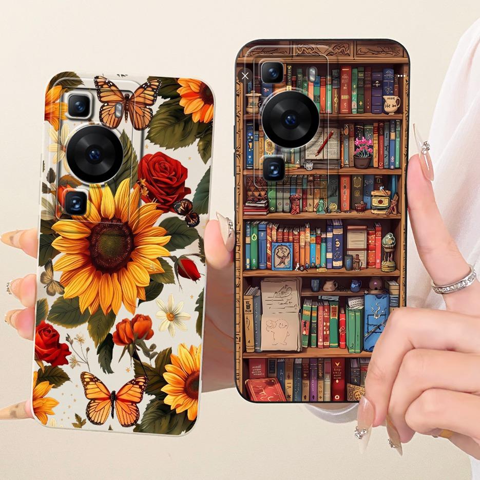 For Huawei P60 Pro Case MNA-AL00 MNA-LX9 Cute Rabbit Cartoon Cover Soft TPU Phone Case For Huawei P60 Art P 60 Pro Fundas Bumper