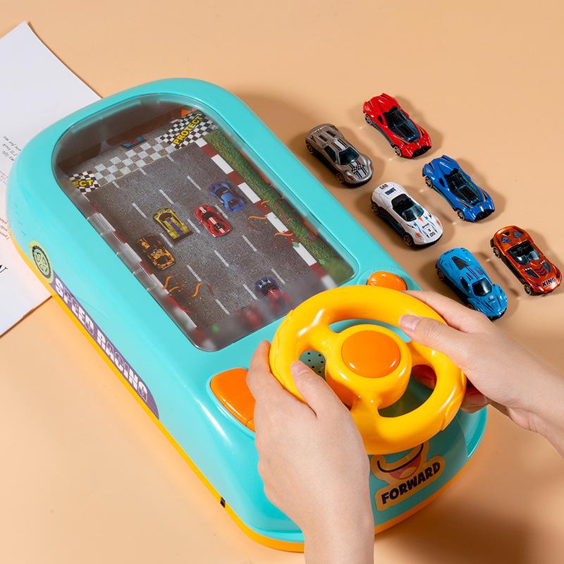Игрушки для гоночных машинок для малышей, музыкальные электронные приключенческие игры, имитация вождения, интерактивная игрушка, подарок для детей, малышей
