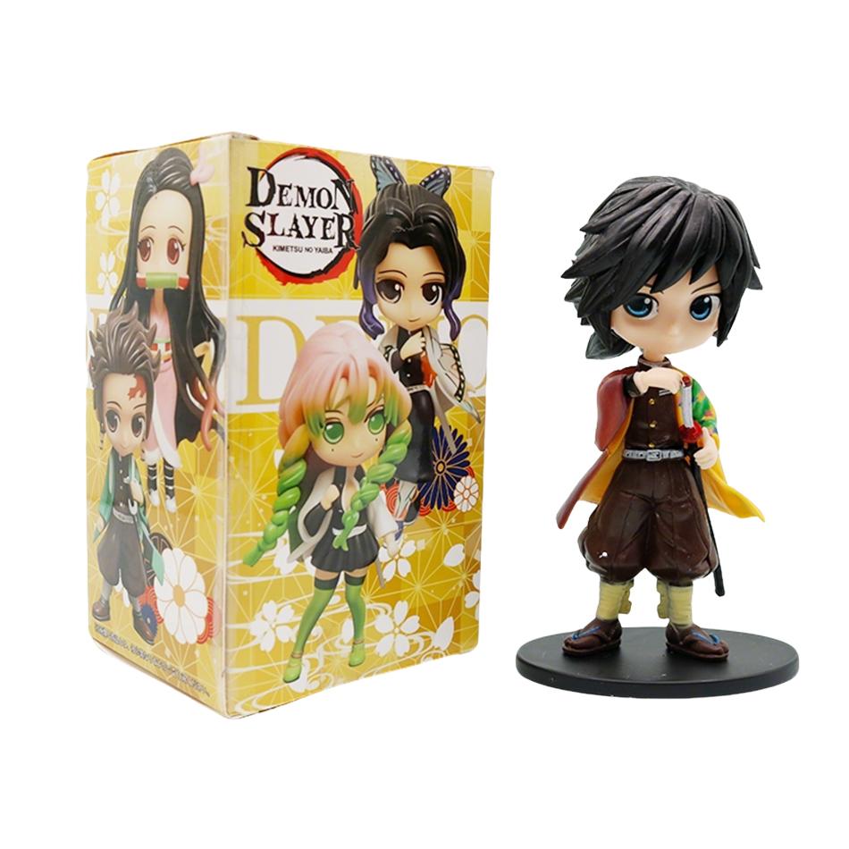 Новое аниме 13 см, фигурка убийцы демонов Nezuko Tanjirou Zenitsu Inosuke Kyoujurou Giyuu Kawaii Qposket, модель из ПВХ, игрушки, подарок для детей