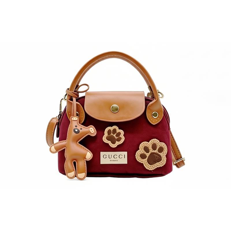 Gucci Косметичка в стиле DIY Мишка Гэми Милая и Сладкая Для поездок на работу Свиданий Наплечная Регулируемая Красная Портативная мишки гамми мишки гамми