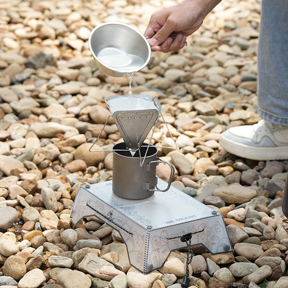 Складной походный стол Сверхлегкий уличный рыболовный стол Портативный мини-обеденный стол Многофункциональный для кемпинга, пеших походов