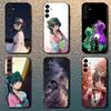 Чехол для телефона A-Apothecary D-Diaries MaoMao для Samsung Galaxy A13,A21s,A22,A31,A32,A52,A53,A71,A80, Мягкий черный корпус
