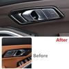For BMW 3 Series G20 G28 - Carbon Fiber Door Handle Bowl Cover Trim Decoration Sticker Interior Accessories