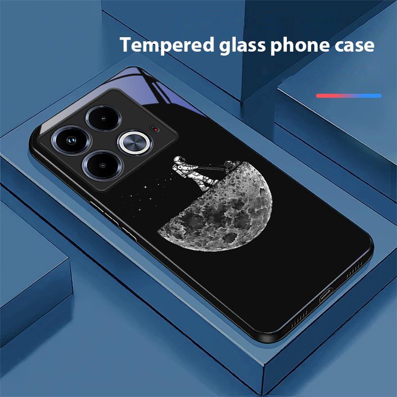 Astronauts Universe Для Infinix Note 40 4G 30i 12 G96 Smart 8 Hot 9 Play 10 11S 12 20i 50 Pro Plus 5G Чехол для телефона из закаленного стекла