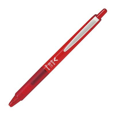 Pilot Ручка-клик шариковая LVKN150F10R V-Cone, на водной основе, 0,7 мм, красная, набор 10 шт.,