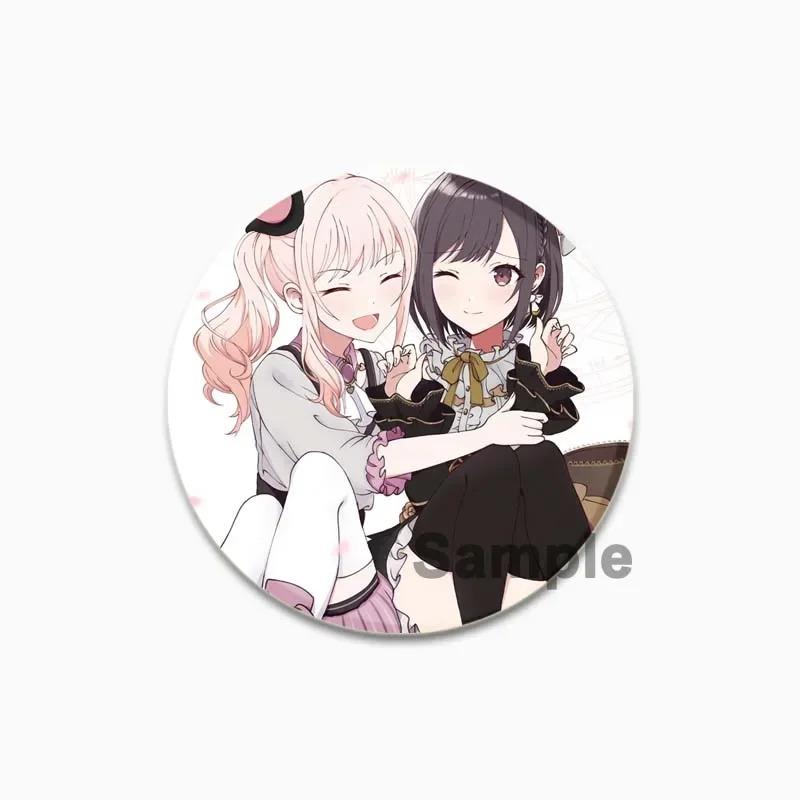 32/44/58 мм Акияма Мизуки мультфильм милые броши ручной работы круглый пластиковый значок аниме ювелирные изделия эмалированные булавки для рюкзака одежда шляпа