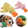 The Mellow Dog Calming Duck Durable Squeaky Dog Toys Wild Goose Chew Toy for Dogs Teeth Cleaning for Large & Small Dogs
