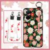 Anti-knock Flower Phone Case For Redmi A5 4G/Xiaomi Poco C71 4G Anti-dust Wrist Strap Kickstand Wristband Back Cover