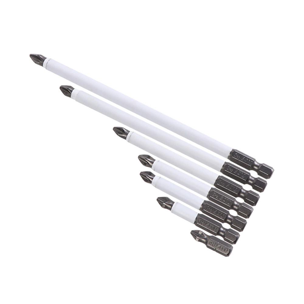1/7pcs High Hardness Batch Head Anti Non-slip PH2 Screwdriver Bits Cross Bit  Power Hand Tools