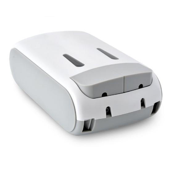 Soap Dispenser 400ml*2 Dual Compartment Large Capacity Inner Liner Easy Refill Visual Design Soap