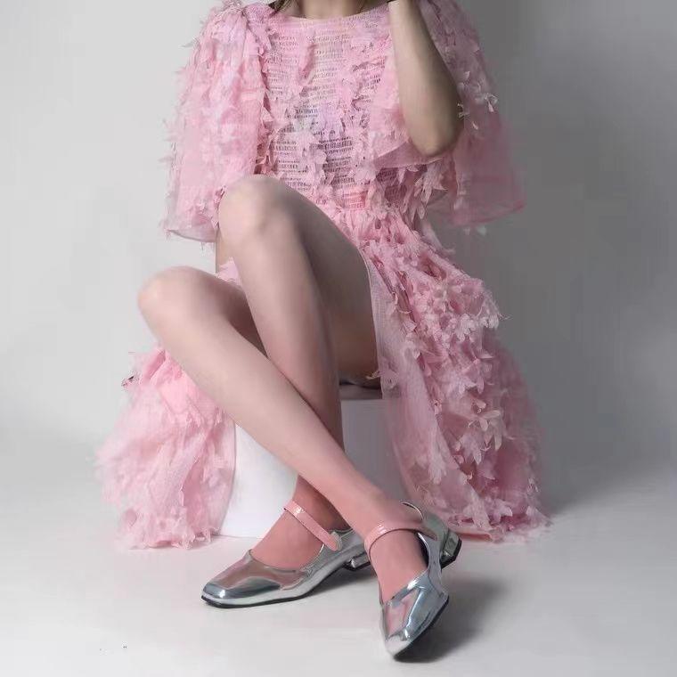 Градиентные чулки Нишевые Миллениум Черные Серые Японский стиль Цветные Ультратонкие Произвольно отрезаемые Колготки