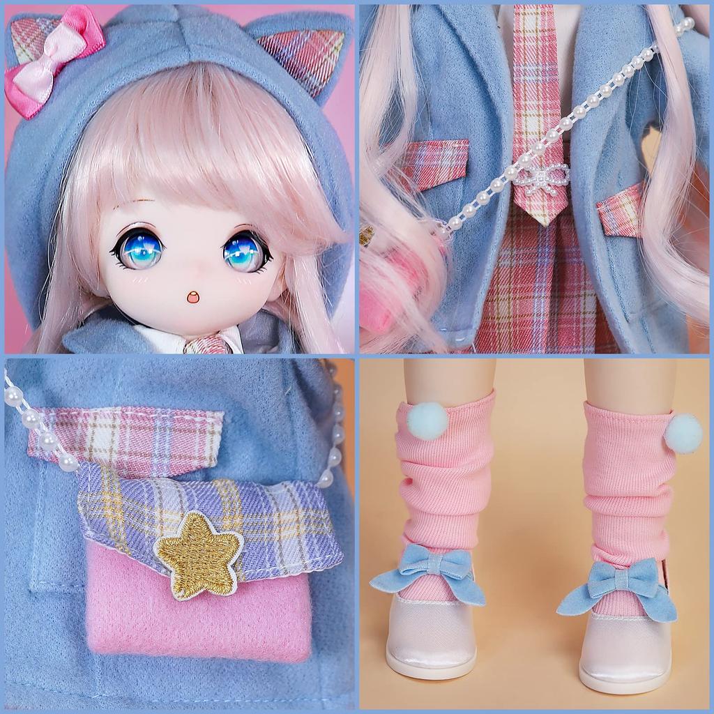 ICY Fortune Days 1/4 Scale BJD Doll Anime Style Painted Movable Figure Ages 8+ (Cat)