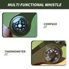 Свисток аварийный 3 в 1 громкий свисток для выживания многофункциональный с мини-компасом для пеших походов, кемпинга, катания на лодках
