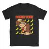 Мужские футболки Забавный Donkey Kong Винтажные хлопковые футболки с коротким рукавом Футболки с круглым вырезом Топы 4XL 5XL 6XL