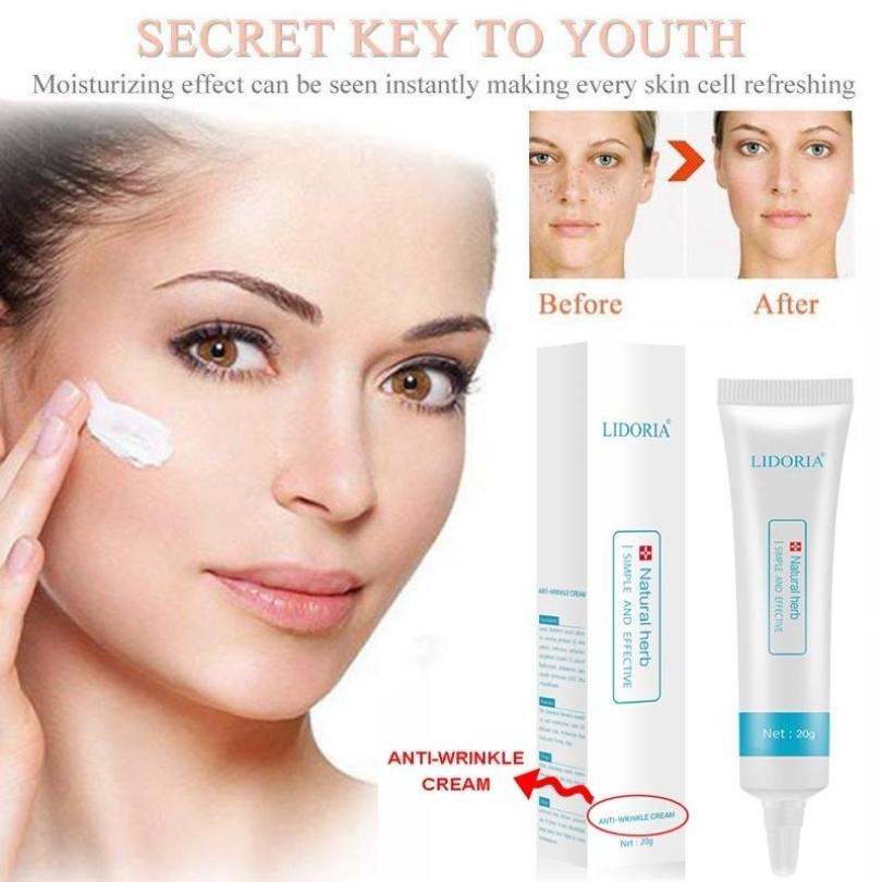 1PC 20G Травяной антивозрастной крем для лица, уменьшающий морщины и тонкие линии, дневной и ночной крем для глаз Beauty