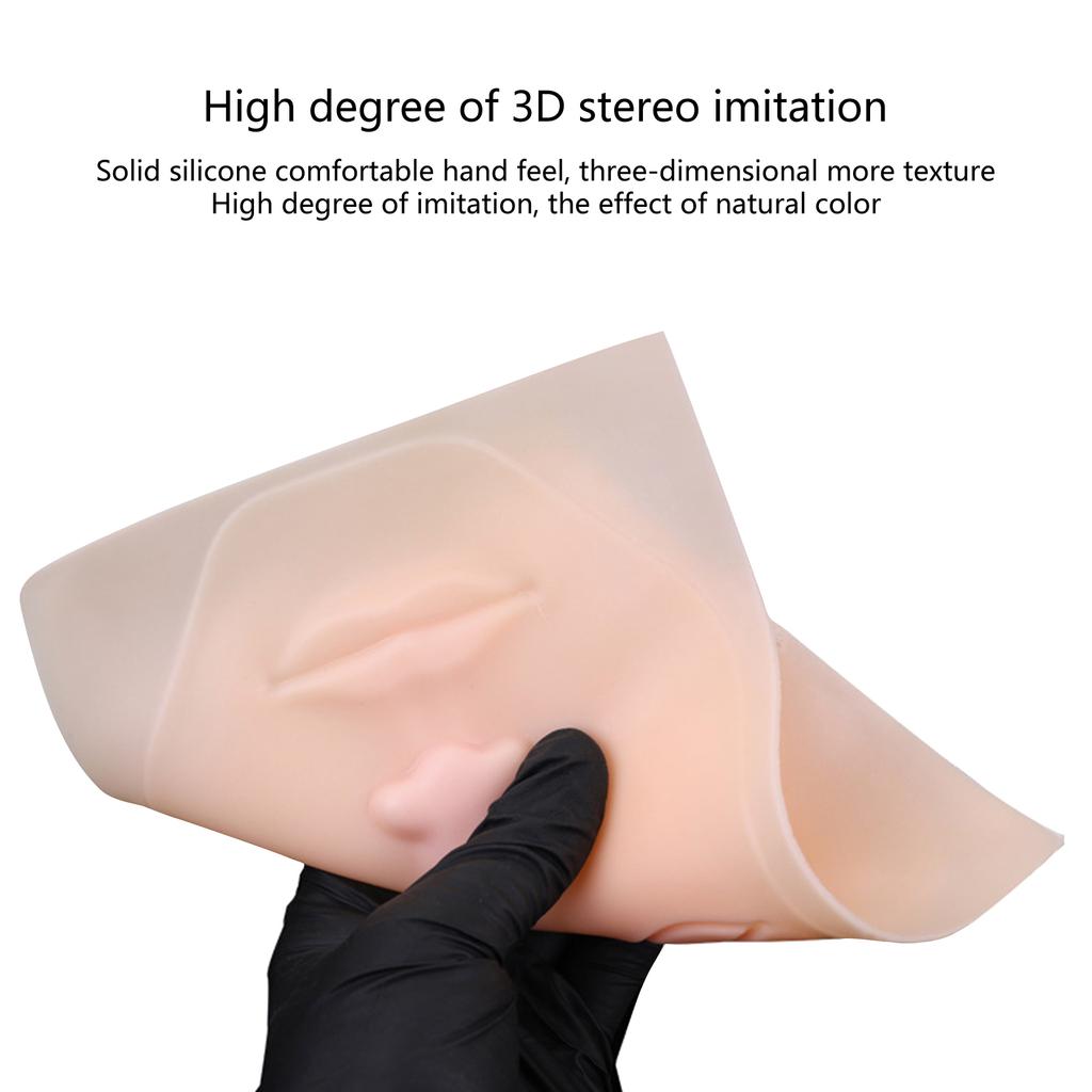 Многоразовая практика силиконовая кожа губы для перманентного макияжа татуировка эластичность человеческих губ микроблейдинг PMU-обучение для начинающих