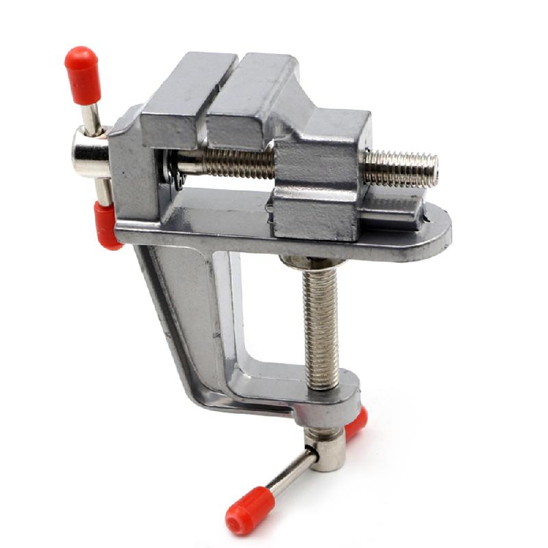 UYANGG New Vise Tool 3.5" Aluminum Miniature Small Jewelers Hobby Clamp On Table Bench Vise Mini Tool Vice Muliti-Funcational