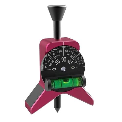 Pipe Center Finder, Pipe Fitter Tool, Measures Pipe Diameters from 1-1/2" To 6", Pipe Fitting Tool with Magnetic Centering Head and Bubble Protractor