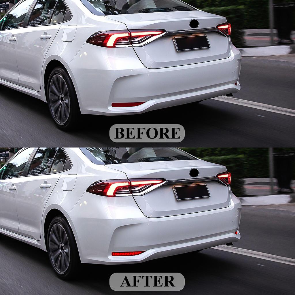 LED Rear Bumper Reflector Light For Toyota Corolla Altis 2019 2020 2025 2025 Warn Brake Dynamic Turn Signal Fog Lights Rear