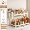 2-Tier Countertop Kitchen Storage Rack