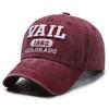 Colorado 1962 VAIL Embroidered Baseball Cap Washed Cotton Sun Hat  For Man Women Unisex