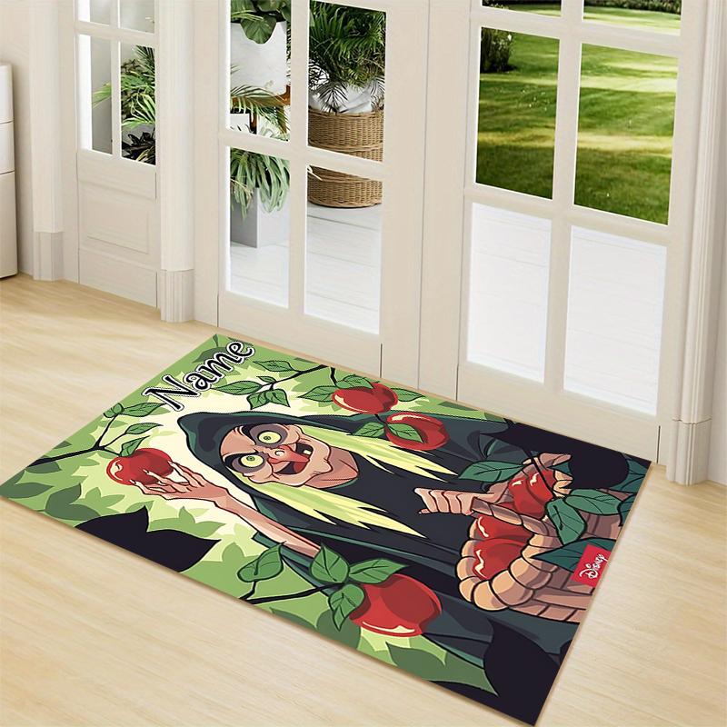 Custom Name Undersea Mermaid Adventure Carpet Rug Customizable Soft Washable Anti-Slip Home Living Room Sofa Mats Personalized Rug. 0909359