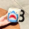 High-value Cute Cartoon Shark Cup Girl Birthday Gift Children's Water Cup Ceramic Mug Souvenir