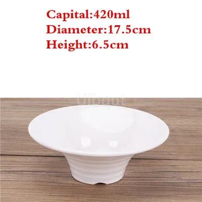 Melamine dessert bowl set porcelain like tableware colorful plastic bowl Ice cream creative salad bowl serving spoon plate