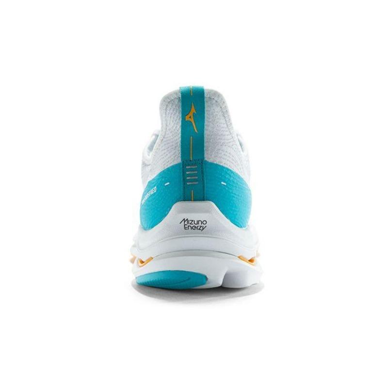 Mizuno wave rider neo 1 men's low-top casual running shoes white blue J1GC207801