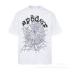 Sp5der 3D Puff Print Graphic Tee Men Loose Fit Cotton Short Sleeve T-Shirt Casual Wear