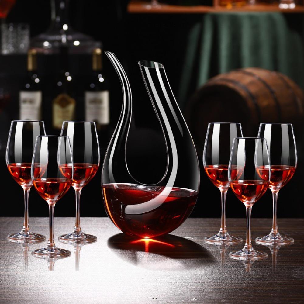 Swan Design U-shaped Wine Decanter 1.2L Wine Dispenser Wine Accessories Carafe Wine Aerator Party
