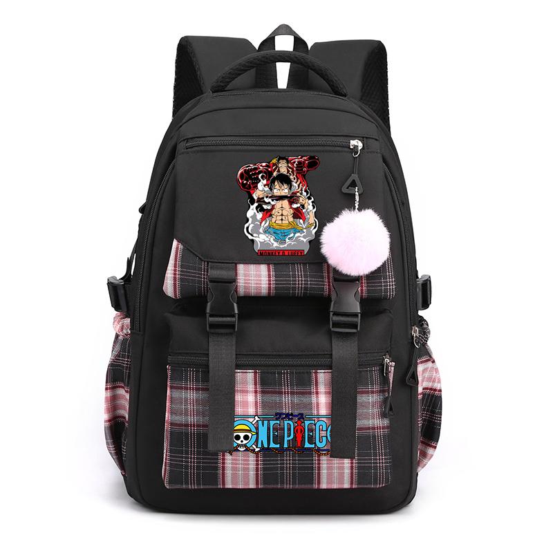 Аниме One Piece Printed College Bag Bag Document Bag Teen Back To School Холщовый рюкзак для девочек и мальчиков, студенческая сумка для ноутбука, мужская и женская дорожная сумка, рюкзак