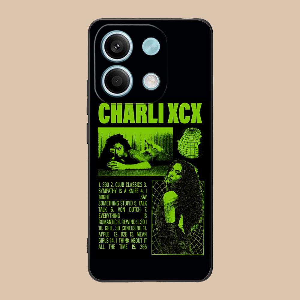 Чехол для мобильного телефона Charli XCX brat для POCO M7 M6 M5 M4 M3 X7 X6 X5 X4 X3 Pro GT 5G Цветной печатный чехол Чехол Красивый Роскошный