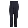 Solid Color Elastic Waist Straight Fit Casual Pants Men Bottoms Navy-Blue IV7590