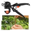 Ножницы для прививки растений Профессиональный садовый инструмент для прививки 2 в 1 Сверхпрочные секаторы для обрезки цветов, фруктовых деревьев, кустарников