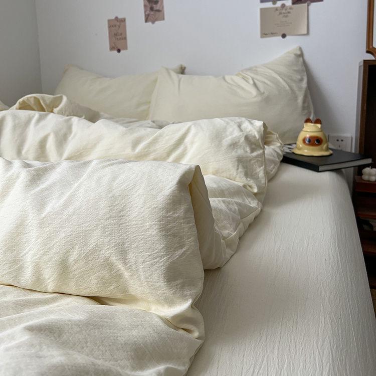 G5Zins Супермягкий двухслойный муслиновый комплект постельного белья - Пододеяльник и простыня - Для всех сезонов, Идеально для общежитий.